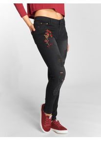 Just Rhyse, Damen Skinny Jeans 'Flora', Schwarz