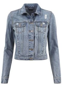 Urban Classics, Damen Jeansjacke, Blue Denim
