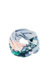 s.Oliver RED LABEL, Damen Loop-Schal mit Print, Blau