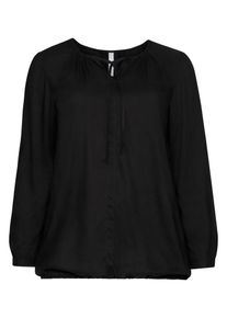 sheego Casual, Damen Tunika, Schwarz