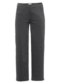 sheego Basic, Damen Anzughose, Grau