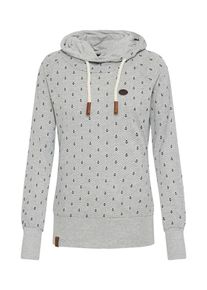 Naketano, Damen Sweatshirt 'Mandy Ankerdizzel', Dunkelblau / Graumeliert