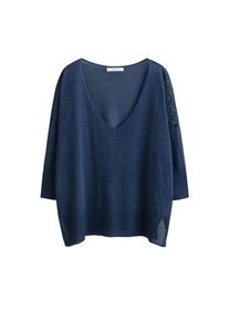 Violeta by Mango, Damen Pullover 'Sugar', Navy