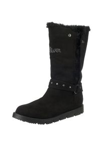 s.Oliver Junior, M&auml;dchen Winterstiefel, Schwarz