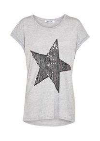 ABOUT YOU, Damen Shirt 'Paulina', Grau / Graumeliert