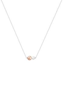 Elli, Damen Kette 'Perle', Bronze / Silber / Weiß