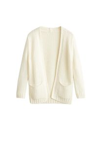 Mango Kids, M&auml;dchen Strickjacke 'Class', Wollwei&szlig;
