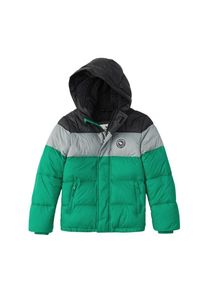 Abercrombie & Fitch Abercrombie & Fitch, Jacke 'XM18-CORE PUFFER', Navy / Grau / Grün