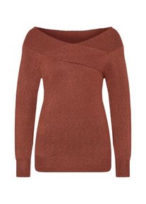 Vila, Damen Pullover, Rostbraun