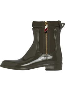Tommy Hilfiger, Damen Regenstiefel, Oliv