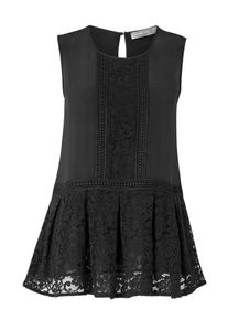 Hallhuber, Damen Top, Schwarz