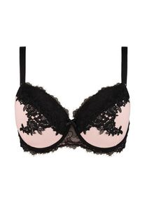 Ulla Popken, Damen Bügelbustier, Nude / Schwarz