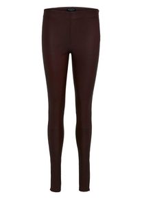 Selected Femme, Damen Leggings 'SFSYLVIA MW STRETCH LEATHER', Bordeaux