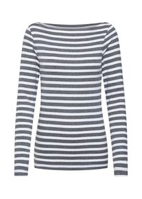 GAP, Damen Shirt, Grau / Weiß
