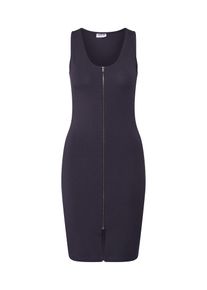 Noisy may, Damen Kleid 'NMLAILA S/L ZIP DRESS', Anthrazit
