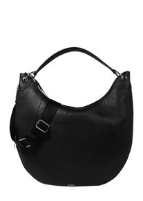 DKNY, Damen - Taschen 'TOMPSON-LG HOBO-PEBBLE SUEDE', Schwarz / Silber
