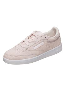 Reebok, Damen Sneaker 'CLUB C 85 Trim', Puder / Weiß