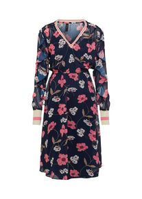 Y.A.S, Damen Kleid 'SOFIA', Creme / Blau / Altrosa / Schwarz