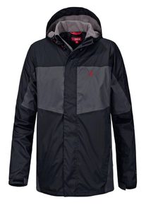 O.C.K. OCK, Herren Hardshelljacke , Grau / Schwarz