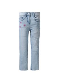 Tom Tailor, Mädchen Jeans mit Stickerei, Blue Denim / Pink