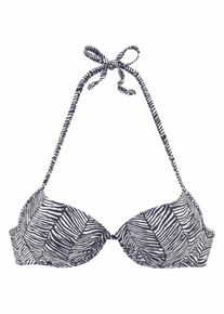Venice Beach, Damen Push-Up-Top 'Sugar', Schwarz / Weiß