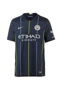 Nike, Herren 'Manchester City 18/19 Ausw&auml;rts' Fu&szlig;balltrikot, Nachtblau / Neongelb