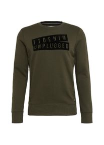 Tom Tailor Denim, Herren Sweatshirt, Oliv / Schwarz