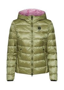 Blauer.USA, Damen Jacke 'GIUBBINI CORTIIMBOTTITO PIUMA APERTURA', Oliv / Pink