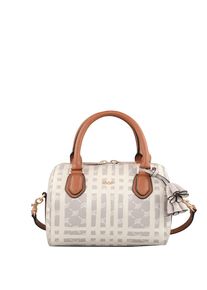 JOOP!, Damen Handtasche 'shz | cortina cheque | aurora', Beige