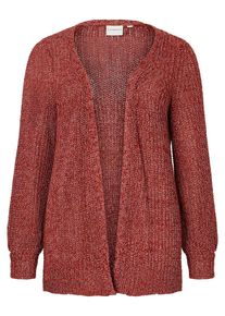 JUNAROSE, Damen Strickjacke, Pastellrot
