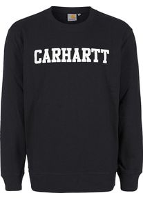 Carhartt Work In Progress Carhartt WIP, Herren Sweatshirt 'College', Schwarz