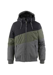 Ragwear, Damen Kapuzenjacke, Grau / Oliv / Schwarz