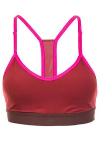 adidas Performance, Damen Sport-BH 'All Me', Pink / Rot / Weinrot