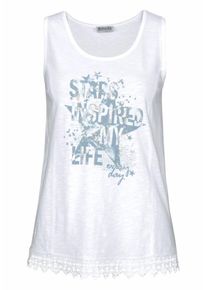 Boysen's BOYSEN'S, Damen Tanktop, Wei&szlig;