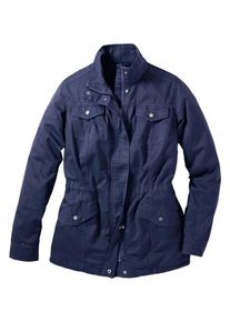 sheego Casual, Damen Taillierte Jacke, Blau