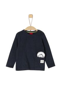 s.Oliver Junior, M&auml;dchen Longsleeve, Nachtblau / Schwarz / Wei&szlig;