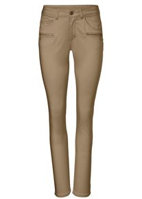 Heine, Damen Bauchweg-Jeans, Dunkelbeige