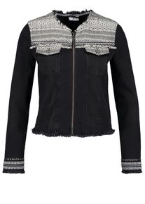 Taifun, Damen Blazer, Schwarz / Weiß