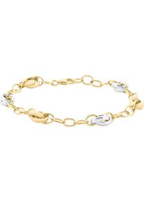 Christ, Damen Armband '86396955', Gold / Silber