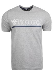 Hummel, Herren T-Shirt 'Brick', Hellgrau