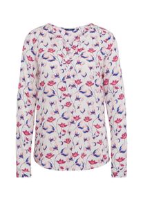 Tom Tailor, Damen Bluse, Blau / Rot