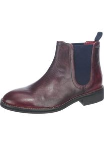 Pepe Jeans, Damen 'Hackney Brit' Stiefeletten, Weinrot