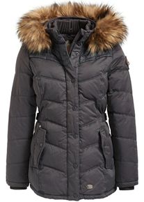 Khujo, Damen Jacke 'WINSEN3 WITH RIB COLLAR', Schwarz