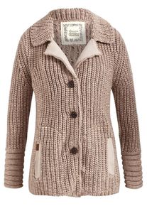 Khujo, Damen Strickjacke 'CARNA', Altrosa