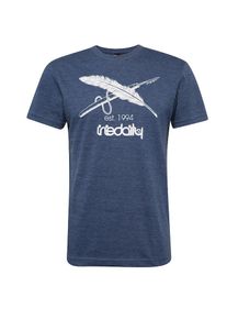 Iriedaily, Herren Shirt 'Harpoon Flag', Marine / Weiß