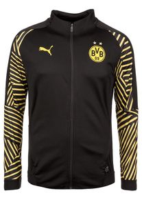 Puma, Herren Trainingsjacke 'Borussia Dortmund Stadium', Gelb / Schwarz