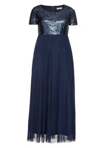 sheego Style, Damen Abendkleid, Marine