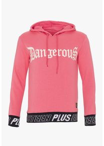 PLUS EIGHTEEN, Herren Kapuzenpullover, Pink