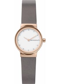 Skagen, Damen Quarzuhr 'FREJA', Rosegold / Grau / Weiß