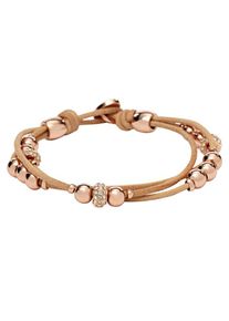 Fossil, Damen Armband, Beige / Rosegold